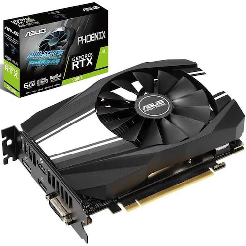 Tarjeta De Video Nvidia Asus Phoenix RTX 2060 6GB GDDR6 GeForce PH-RTX2060-6G
