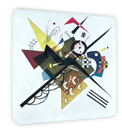 Cuadro Decorativo Canvas de Kandinsky En Blanco II