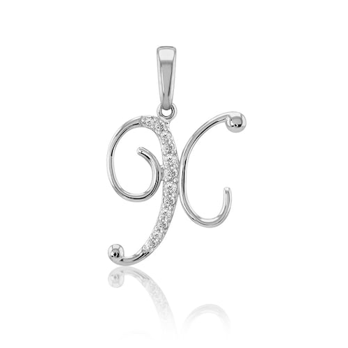 DIJE LETRA X ORO 10K ABBA JOYAS
