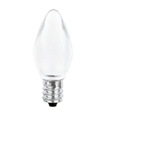 Foco Decorativo Led Vela 1w Base E12 Aksi Foco De Color Blanco