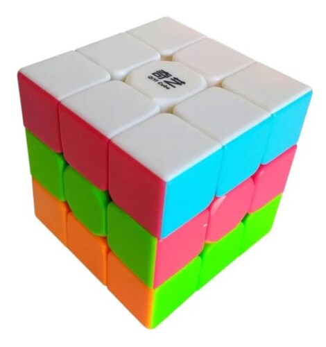 Cubo Rubik 3x3 Qiyi Warrior W Stickerless Speedcube