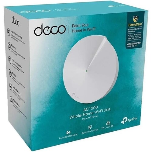 Router Deco M5 Tp-Link Dual Band AC1300 Mesh 1 Pack