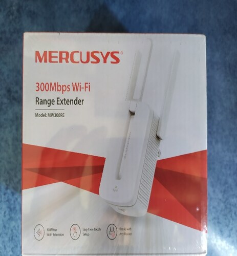 REPETIDOR INALAMBRICO EXTENSOR WIFI INTERNET MERCUSYS MW300RE 300MBPS 3 ANTENAS CASA GAMER PC LAP