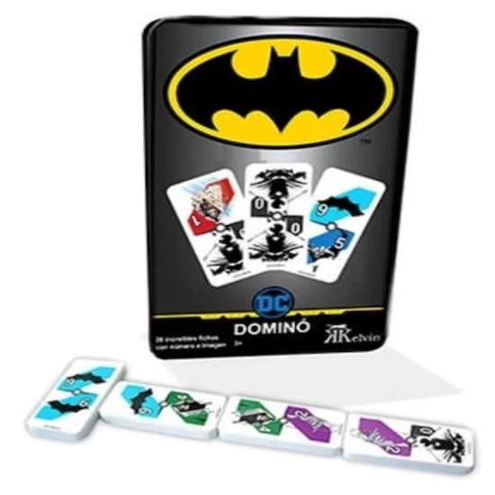 Domino Premium Lata Batman Black Dc Kelvin