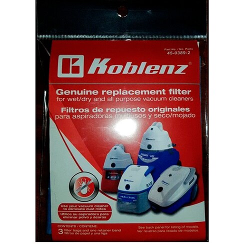 Filtros Para Aspiradora Koblenz