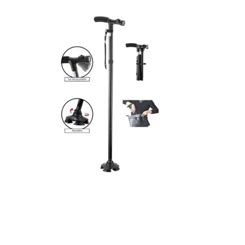 Baston Plegable Andadera Discapacitados Magic Cane Con Lampara 