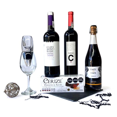 Regalos bonitos/ Set de Vinos Tintos y accesorios.
