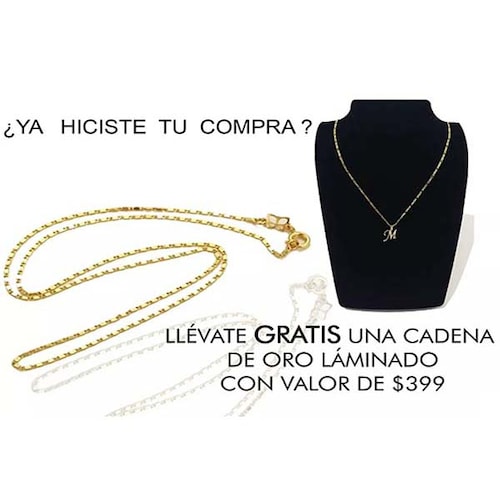 Crucifijo de Oro Amarillo con Cristo en Oro Blanco de 14 K + Obsequio