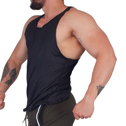 Camiseta Olímpica Playera Tank Top Body Gym Fitness Crossfit Deportiva Fitness Hombre Gondur Tirante 