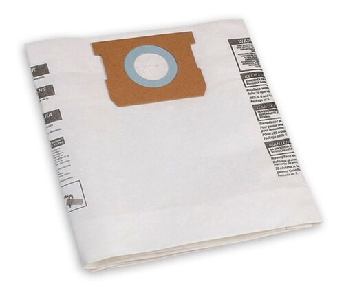 Filtro-bolsa Aspiradora Shop Vac 5-6-8 Gal Paquete 3 Piezas 9066136