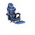 Silla De Videojuego Gamer Niño Sillon Reposa Pies Reclinable Azul 