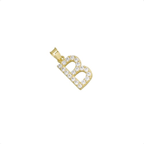 Dije Letra Inicial B VAROURO  | Oro 10k + Cadena De Regalo