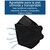 Cubrebocas 9 PZ negro Kn95 kf94 Coreano 5 capas certificado aprobado FDA 95% filtración 