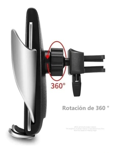 Soporte para Coche Automático / Cargador Inalámbrico Qi con Sensor