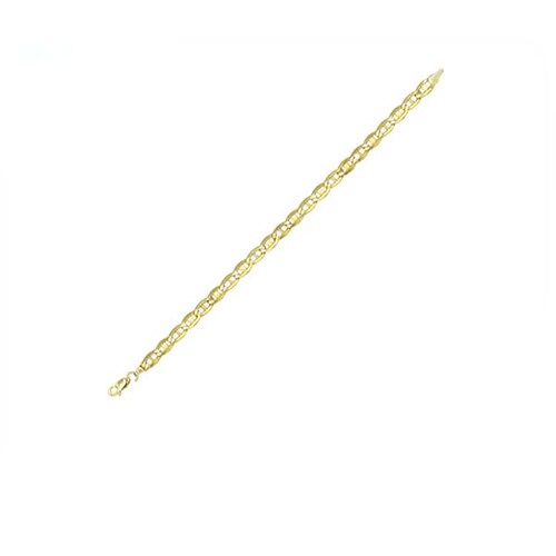 Pulsera Estilo Valentino 1X1 Pulido en Oro Amarillo de 14 K + Obsequio