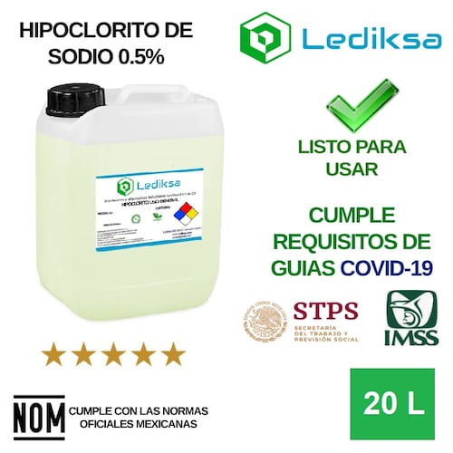 Hipoclorito 0.5% 20 Lts