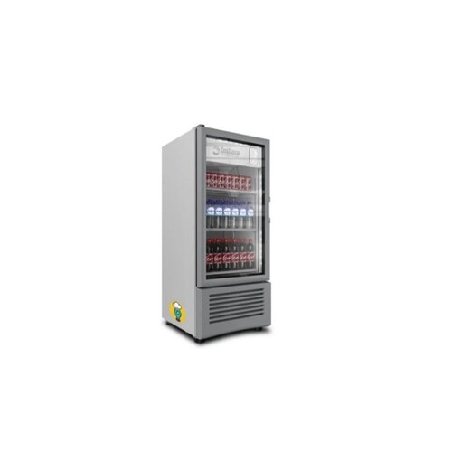 Refrigerador 9" vertical, pta. de vidrio marca Imbera