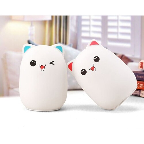 Lampara gato apachúrrable multicolor squishy Gadgets & fun ideal como lampara de noche 