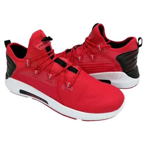 Tenis Deportivo Runing Pontiac Hombre Caballero Correr 314 Rojo