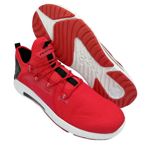 Tenis Deportivo Runing Pontiac Hombre Caballero Correr 314 Rojo