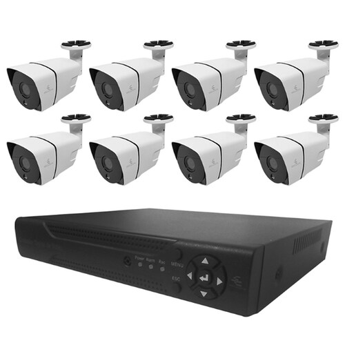 Kit Cctv Circuito Cerrado Vigilancia Video 2k Ahd 8 Camaras