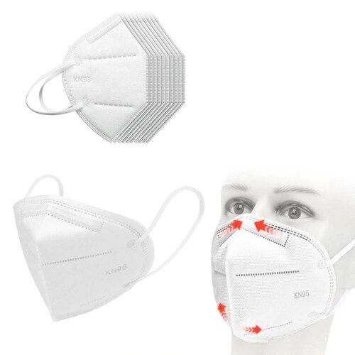  10 pares de guantes de nitrilo + 20 pcs Cubreboca Mascarilla mascara N95 Kn95 