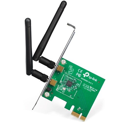 Tarjeta De Red PCI-E 1x Inalambrica Tp-Link TL-WN881ND 300 Mbps 2 Antenas.