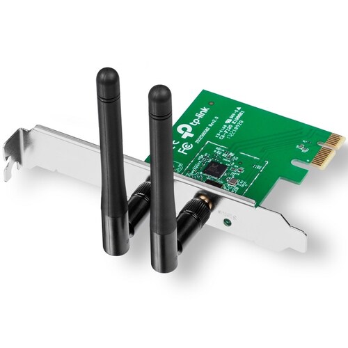 Tarjeta De Red PCI-E 1x Inalambrica Tp-Link TL-WN881ND 300 Mbps 2 Antenas.