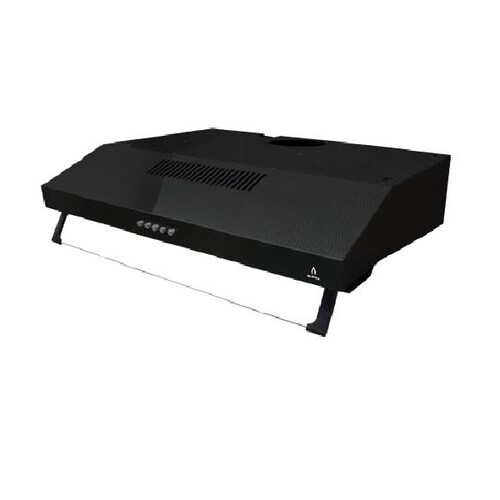 Campana extractora para cocina de 76m SUPRA NUBE N-76 en acero inoxidable color negro