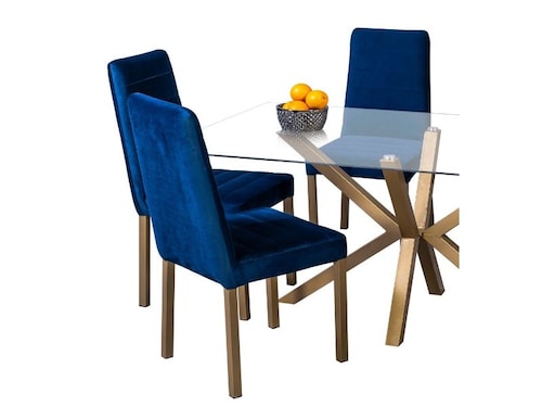 COMEDOR 6 SILLAS NAPOLES TUBULAR MOBILKRAFT