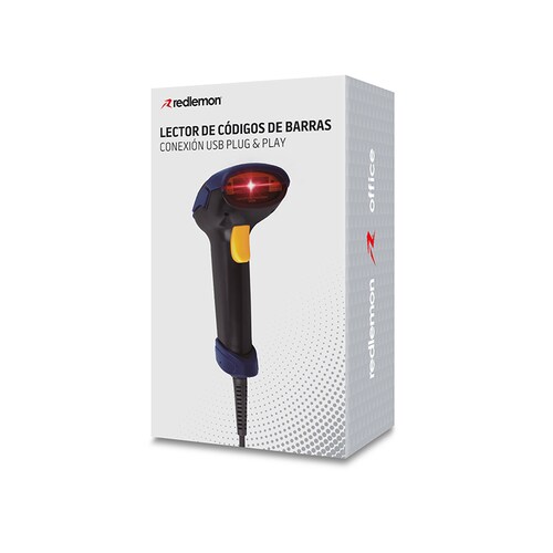 Lector Código de Barras Láser USB para Punto de Venta Redlemon