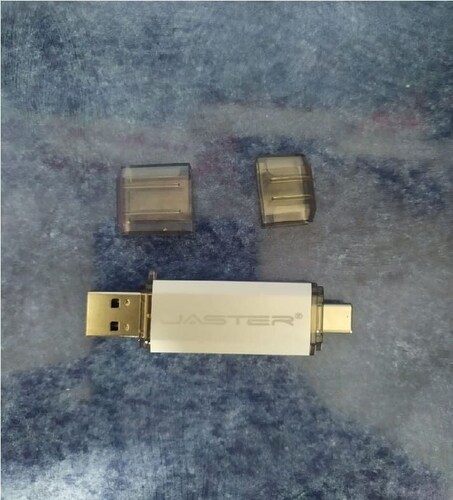MEMORIA USB A TIPO C OTG 32GB DATOS CEL GRIS RESPALDO INFORMACION VIDEOS FOTOS MUSICA DATOS PC LAP
