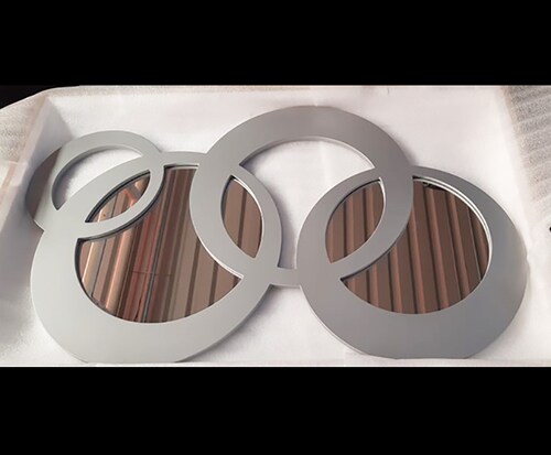 ESPEJO DECORATIVO DE 4 CIRCULOS DE PARED, EN MDF DE 12 MMS