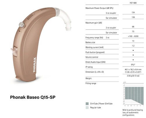  Auxiliar Auditivo Phonak Baseo Q15-SP