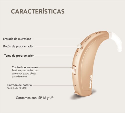 Auxiliar Auditivo Phonak Baseo Q15-UP