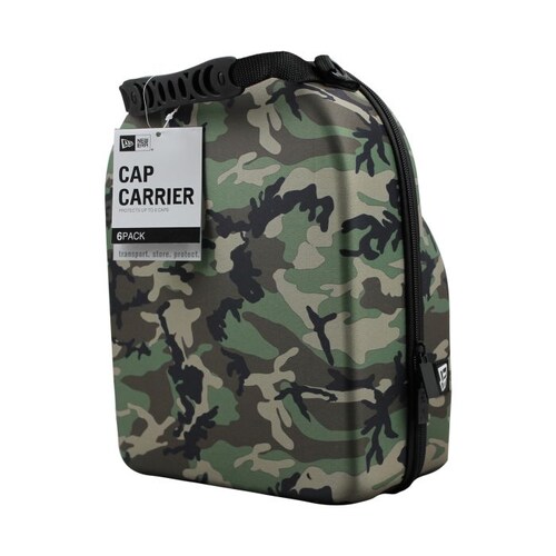 PORTA GORRAS NEW ERA CARRIER 6 PACK WOODCAMO VERDE UNITALLA