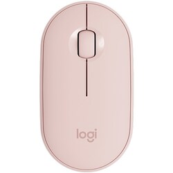 Mouse Logitech PEBBLE M350 Inalambrico Optico USB Y Bluetooth Rosa 910-005769