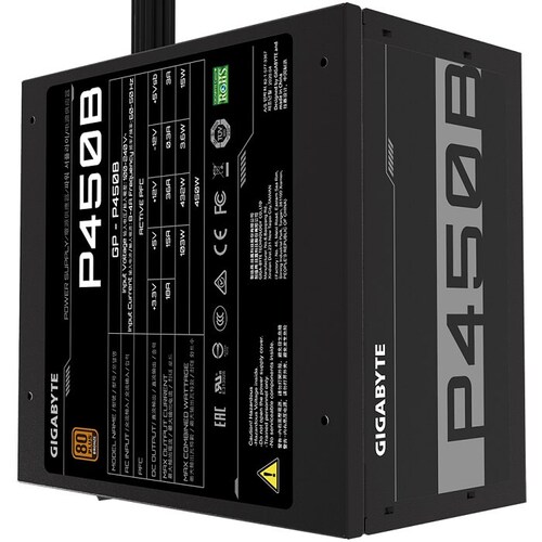 Fuente De Poder Gigabyte 450W P450B 80 Plus Bronze GP-P450B.