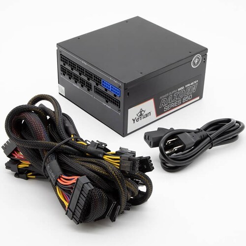 Fuente De Poder YeYian Raiden Serie 850 850W 80 Plus Gold Modular YFR-46701
