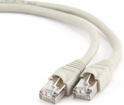 Cable De Red para Internet 15 metros Categoria 5e Ponchado Blanco
