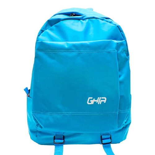 Mochila Backpack 15.6 Azul Viaje Oficina Lap Cel Tableta Agua Proteccion Escuela Salpicaduras Cierre