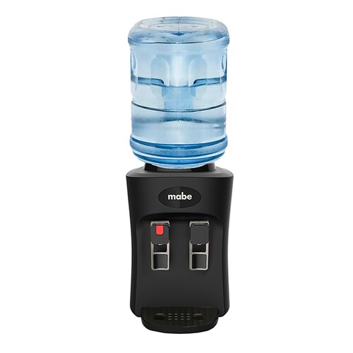 Despachador de Agua Mabe EMM2PN de Mesa 2 Llaves Agua Fría/Caliente, color Negro