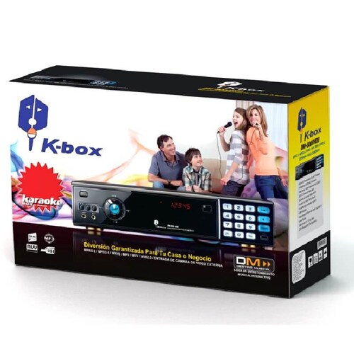  Reproductor Karaoke K-box +4000 Temas Sonido Profesional