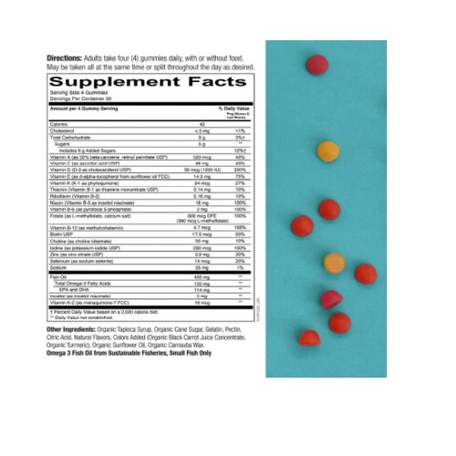 Vitaminas Completas De 120 Gomitas Prenatal Smartypants