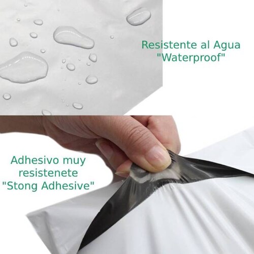 100 Bolsas Sobres Para Envios Paqueteria Ecommerce 25 X 35