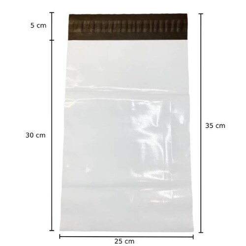 100 Bolsas Sobres Para Envios Paqueteria Ecommerce 25 X 35