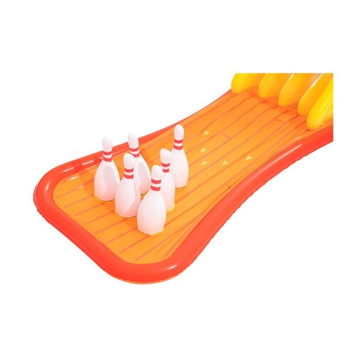 Centro de Juegos Parque Acuático Inflable Infantil Con Bolos De Boliche  435 x 213 x 117cm