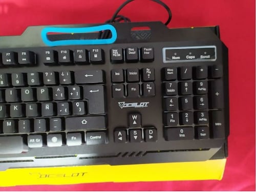 Teclado Alambrico Gamer Iluminacion Rgb Negro Pc Lap Casa Oficina USB Negro