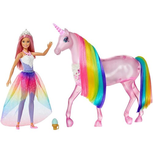 Barbie Dreamtopia Unicornio Luces Mágicas