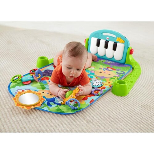 Gimnasio Fisher - Price Deluxe Kick & Play Piano Gym Blue